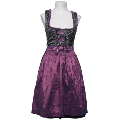 Dirndl (Lila, Svart, Grå) från Fuchs Trachtenmoden Bomull, Polyamid, Polyester