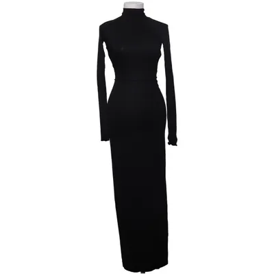 Maxi jurk (Zwart) van Gina Tricot Elastaan, Viscose