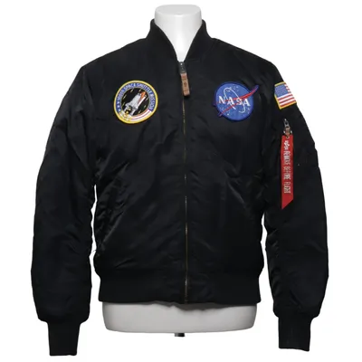 Bomberjakke (Sort) fra Alpha Industries Polyamid, Polyester