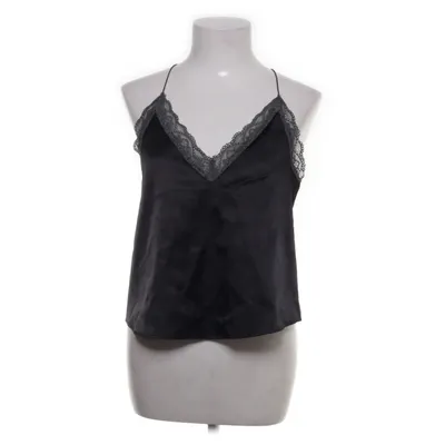 Linne (Contrast Lace Satin Cami Top) från NA-KD Elastan, Polyamid, Polyester