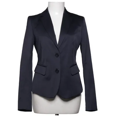 Kavaj (Blå) från Comma Bomull, Elastan, Polyester