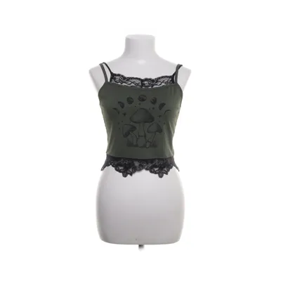 Crop top (Grøn) fra Romwe