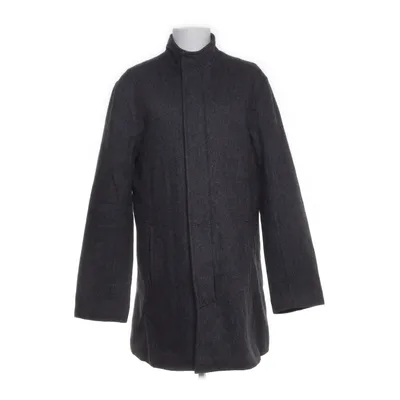 Frakke (Grå) fra Marcus Polyester, Uld