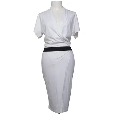 Robe portefeuille (Blanc, Multicolore) de Karl Lagerfeld Coton, Modal