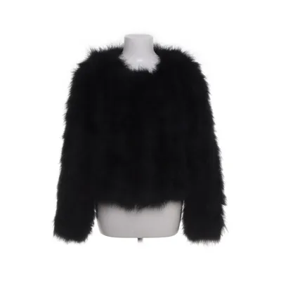 Vinterjacka (Svart) från Chelsea Polyester, Strutsfjädrar