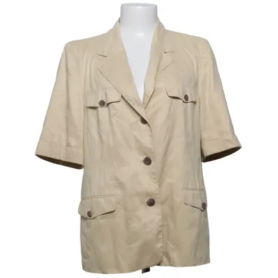 Blazer (Jaune) de Delmod Acétate, Polyester