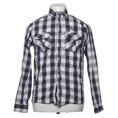 Flannel shirt (Black, White) from PL & CO Casual Attire Cotton