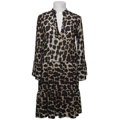 Dress (Beige, Black) from Made in italy Polyester