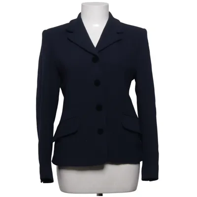 Blazer (Blue) from Blanc Bleu Elastane, Polyamide, Wool