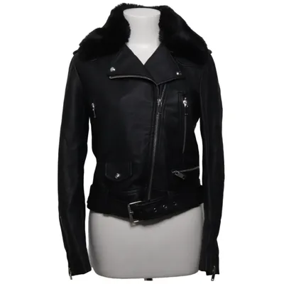 Bikerjakke (Sort) fra Zara Basic Outerwear Polyester, Polyurethan