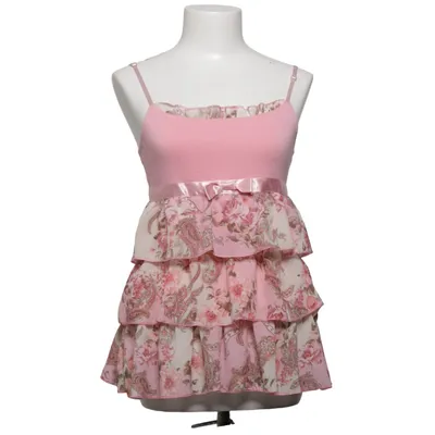 Tank Top (Pink, Multicolored) from Below Zero Elastane, Viscose