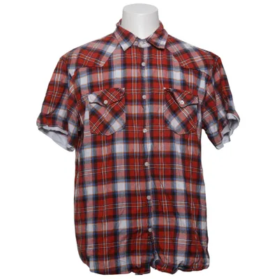 Short sleeve shirt (Red, Blue, White) from Santino Cotton