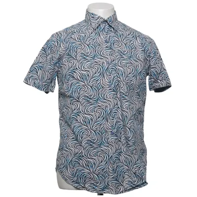 Short sleeve shirt (White, Blue, Black) from Robert Graham Cotton, Elastane