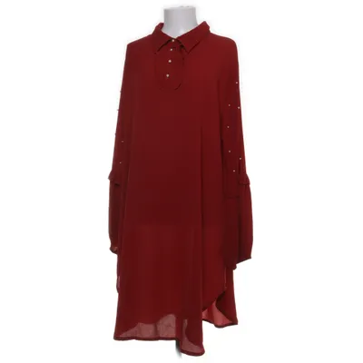 Klänning (Röd) från Monica Fashion Elastan, Polyester