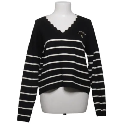 Pull-over (Noir, Blanc) de J&H Fashion Polyester, Viscose