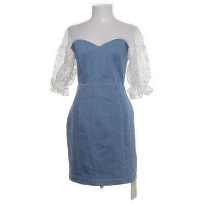 Jeansklänning (Blå, Vit) från Miss Sixty Bomull, Elastan, Polyester