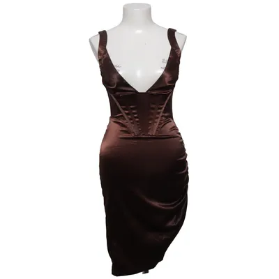 Cocktailjurk (Bruin) van NA-KD Elastaan, Polyester