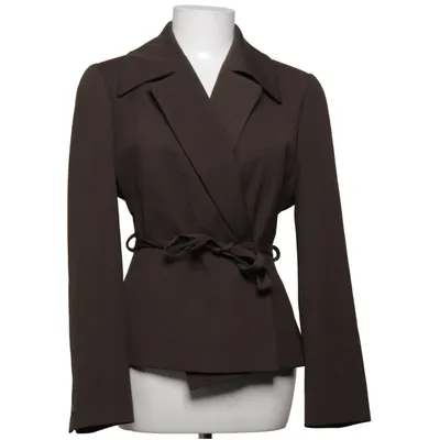 Blazer (Marron) de She Acétate, Polyester, Laine