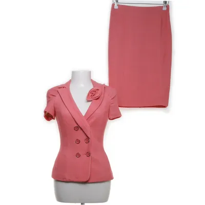 Skirt suit (Pink) from Rena Lange Acetate, Cotton, Elastane, Wool