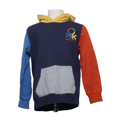 Capuchon sweater (Blauw, Meerkleurig) van United Colors of Benetton Katoen