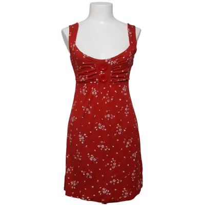 Jurk (Rood, Wit) van Savann Elastaan, Viscose