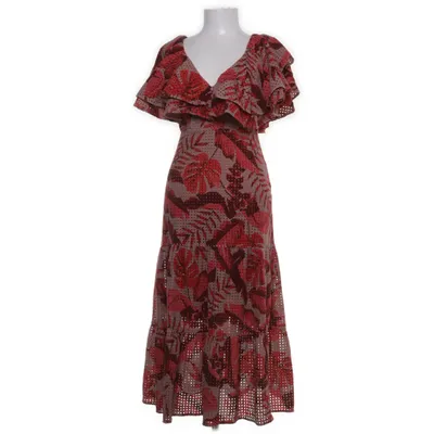 Långklänning (Rosa, Röd, Beige, Flerfärgad) från Johanna Ortiz x H&M Bomull