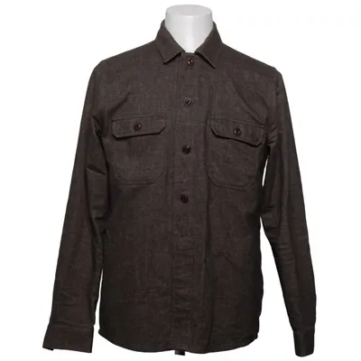 Overshirt (Bruin) van Matinique Katoen, Elastaan, Polyester, Viscose