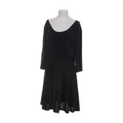 Klänning (Svart, Silverfärgad) från Jean Pascale Elastan, Metallfiber, Polyamid, Polyester