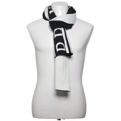Scarf (Black, White) from Pringle of Scotland