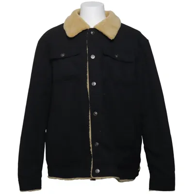 Lined denim jacket (Black, Beige) from Fashion Cotton, Polyester