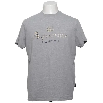 T-shirt (Gray) from Aquascutum Cotton, Elastane