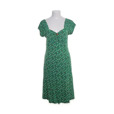 Jurk (Groen, Wit, Meerkleurig) van King Louie Elastaan, Viscose