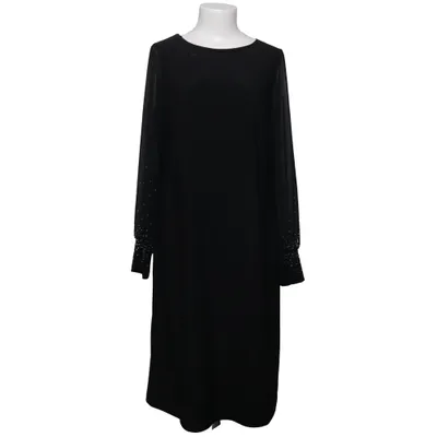 Robe (Noir) de Evans Élasthane, Polyester
