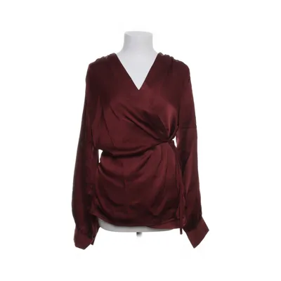 Wikkelblouse (Rood) van Guts & Gusto Polyester, Viscose