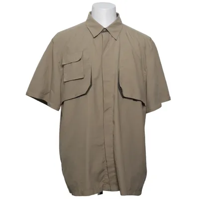 Short sleeve shirt (Beige) from Jeff Globalwear Polyester