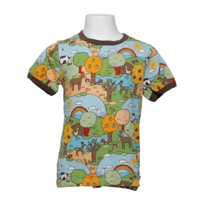 T-shirt (Blauw, Groen, Meerkleurig) van Little Bird Katoen, Elastaan