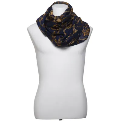 écharpe circulaire (Bleu, Or) de Gina Tricot