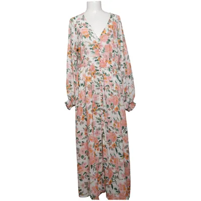 Jurk (Wit, Meerkleurig) van Ellos Polyester