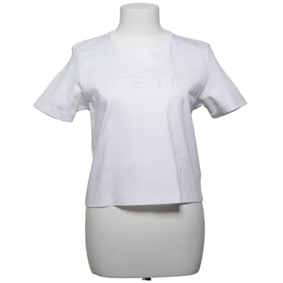 T-shirt (Blanc) de Fendi Coton