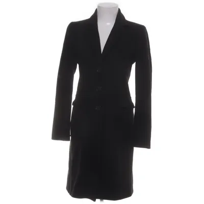 Manteau (Noir) de Maje Polyamide, Viscose, Laine