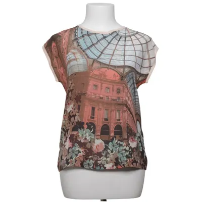 Haut (Marron, Rose, Multicolore) de Marc Cain Coton, Soie