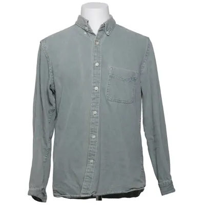 Denim blouse (Groen) van Zara Katoen