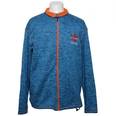 Fleece jas (Blauw, Oranje, Meerkleurig) van Nebulus Polyester