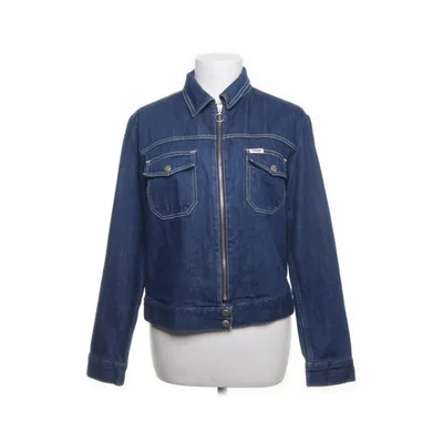 Spijkerjas (Blauw) van Wrangler Katoen