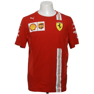 T-shirt (Rot, Mehrfarbig) von Puma x Ferrari Baumwolle, Polyester