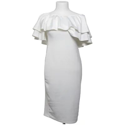 Kjole (Hvid) fra Club L Elastan, Polyester