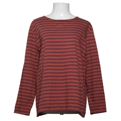Långärmad t-shirt (Röd, Brun) från Gudrun Sjödén Ekologisk bomull