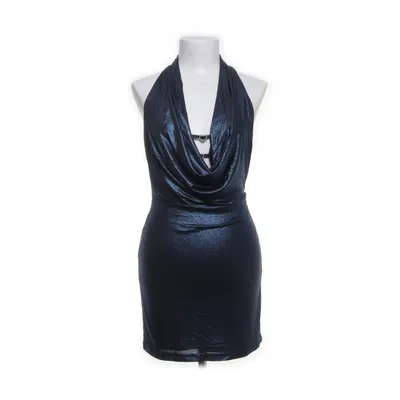 Halterneck dress (Blue) from Superdown Polyester, Elastane