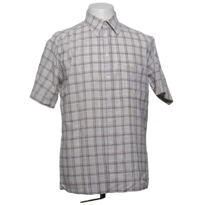 Short sleeve shirt (Beige, White, Black) from Bison Cotton, Linen
