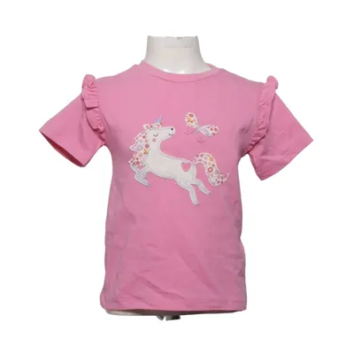 T-shirt (Rose) de Jojo Maman Bébé Coton, Élasthane